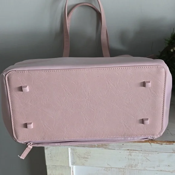 BEIS The Commuter Tote In Atlas Pink - Picture 7 of 12